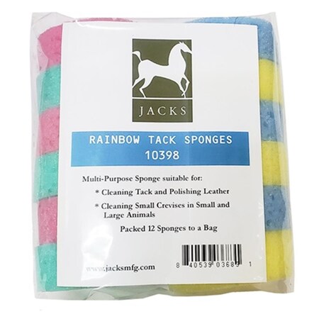 Jacks 3 x 1 in. Rainbow Tack Sponges JA307635